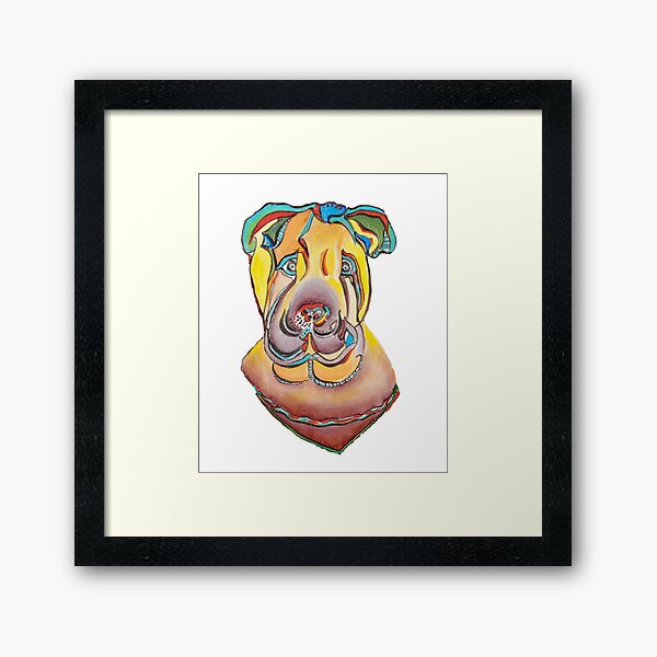 Where is the doggie Framed Art Print
