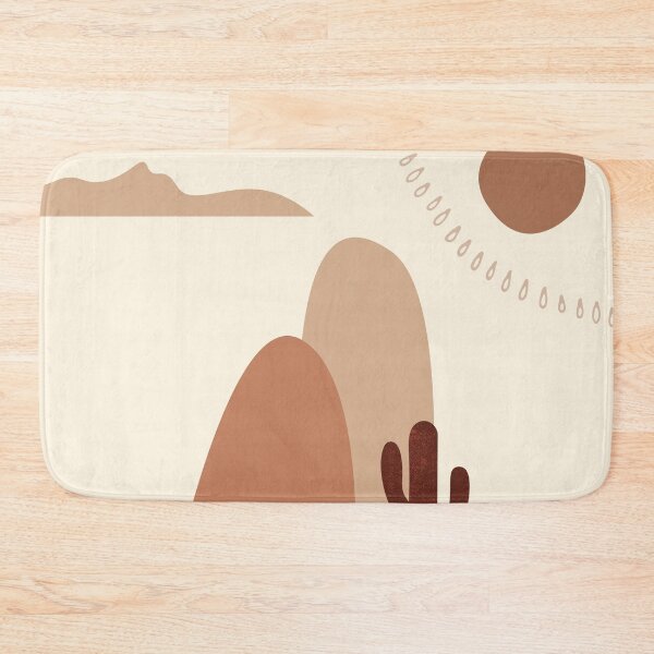 Item preview, Boho Abstract Art Landscape Sunset Mountains Design designed and sold by zedonee.