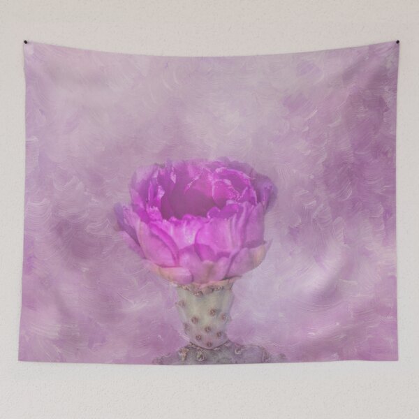 Item preview, Pink Opunita Cactus Flower One designed and sold by Elisabeth Lucas.