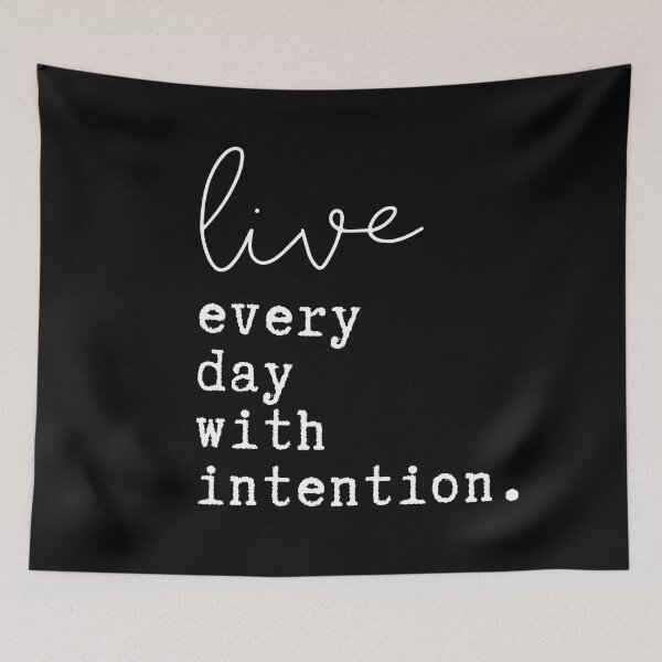 Item preview, live everyday with intention. designed and sold by successmom.