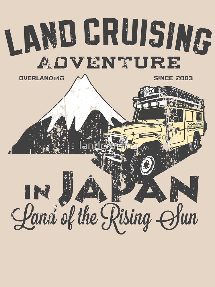 Landcruising Adventure in Japan - Straight font edition by landcruising