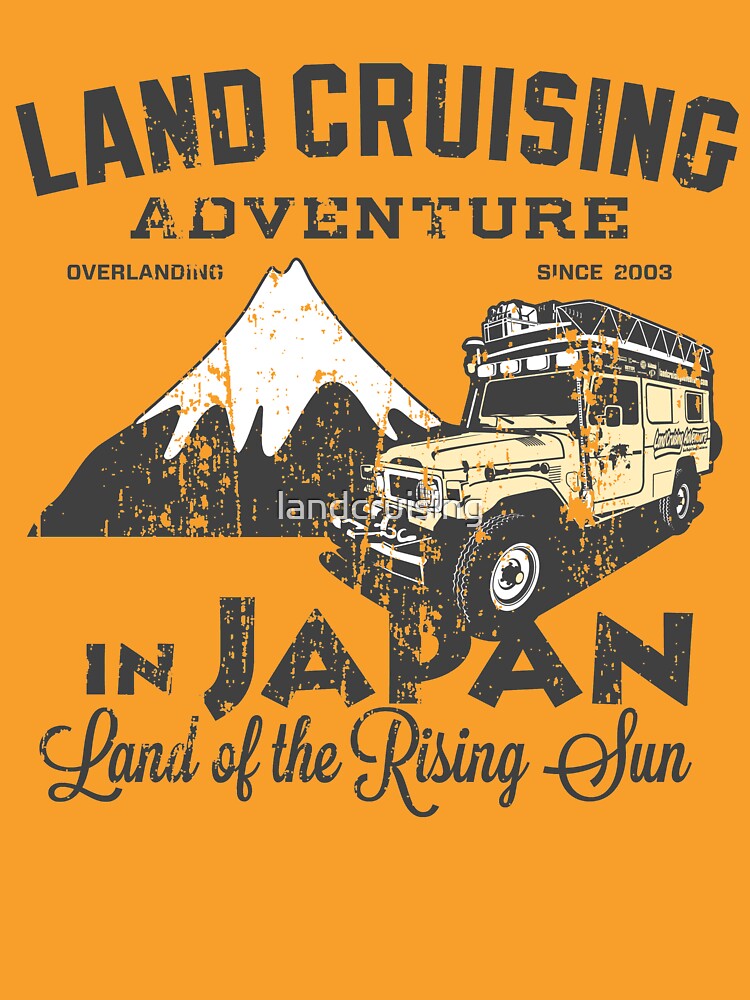 Landcruising Adventure in Japan - Straight font edition by landcruising