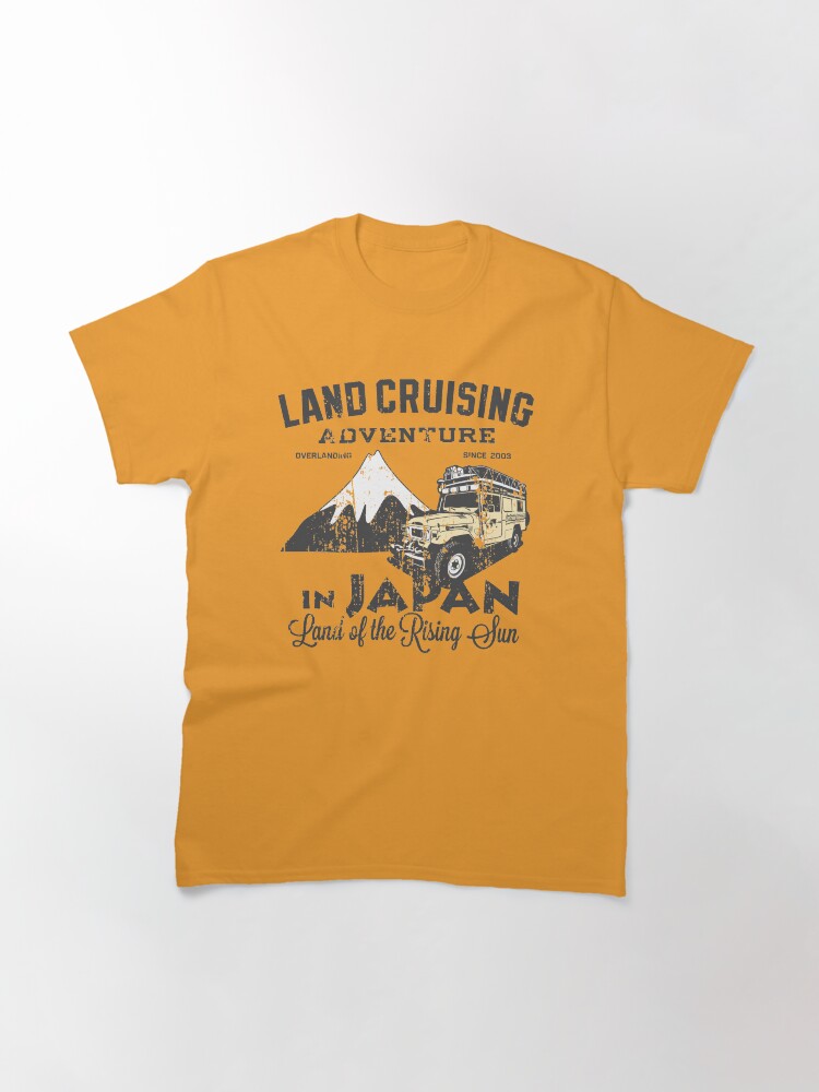 Alternate view of Landcruising Adventure in Japan - Straight font edition Classic T-Shirt
