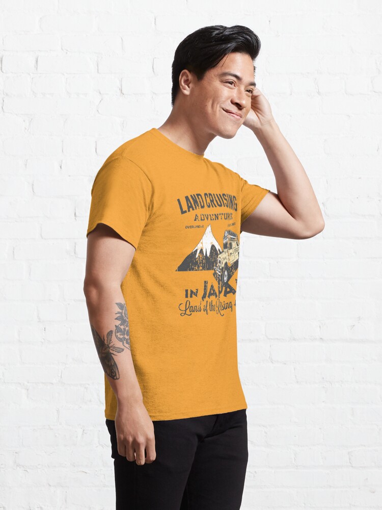 Alternate view of Landcruising Adventure in Japan - Straight font edition Classic T-Shirt