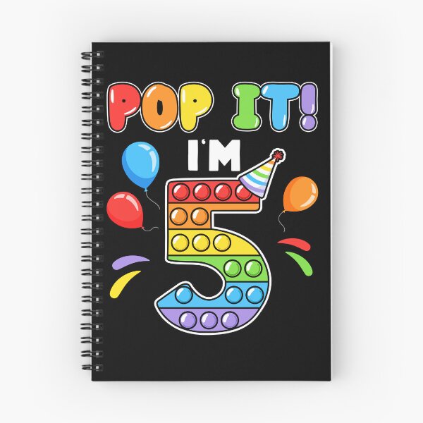 Item preview, Pop It I'm 5th Kids Pre-school age Birthday Pop It Fidget Colorful  designed and sold by Master Jay.