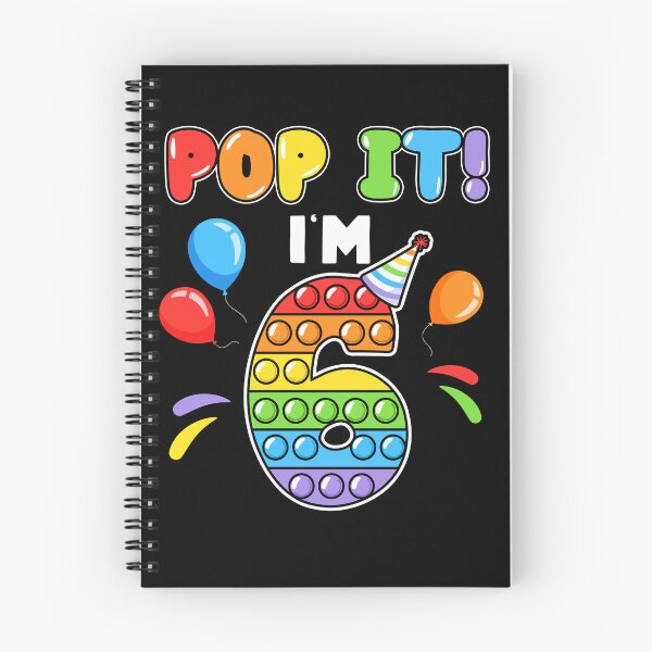 Item preview, Pop It I'm 6th Kids school age Birthday Pop It Fidget Colorful  designed and sold by Master Jay.