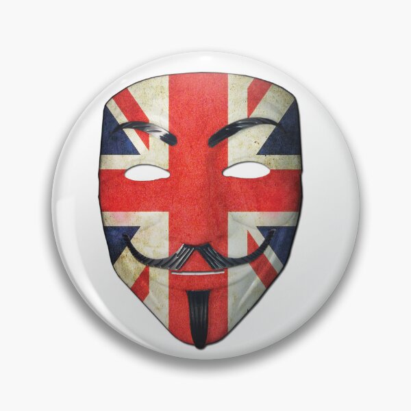 Item preview, Anonymous Mask UK Flag designed and sold by Scorpion Creative.