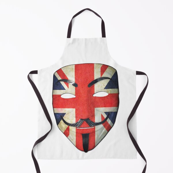 Item preview, Anonymous Mask UK Flag designed and sold by Scorpion Creative.