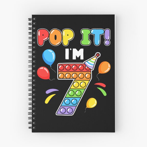 Item preview, Pop It I'm 7th Kids school age Birthday Pop It Fidget Colorful  designed and sold by Master Jay.