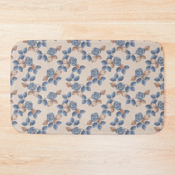 Item preview, Blue Watercolor Roses (Blush) designed and sold by HildegunStudio.