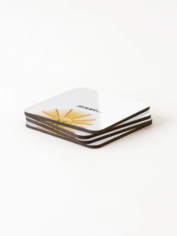 Thumbnail 4 of 5, Coasters (Set of 4), Soon… The Angry Sun Rises designed and sold by SubtleSplit.