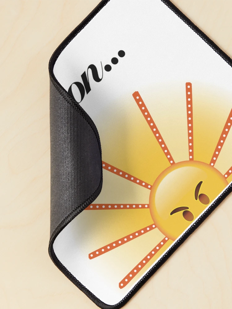 Thumbnail 2 of 5, Mouse Pad, Soon… The Angry Sun Rises designed and sold by SubtleSplit.