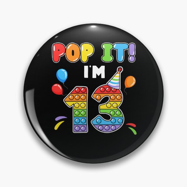 Item preview, Pop It I'm 13th Kids teenage Birthday Pop It Fidget Colorful  designed and sold by Master Jay.