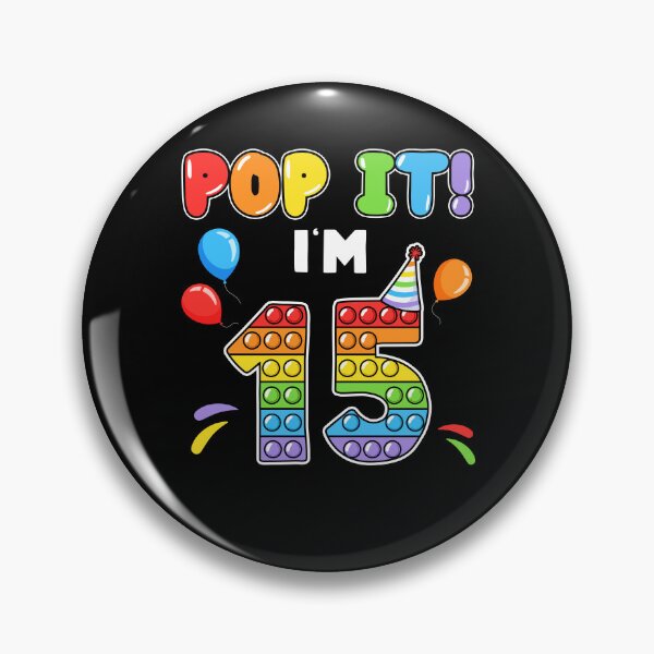 Item preview, Pop It I'm 15th Kids teenage Birthday Pop It Fidget Colorful  designed and sold by Master Jay.