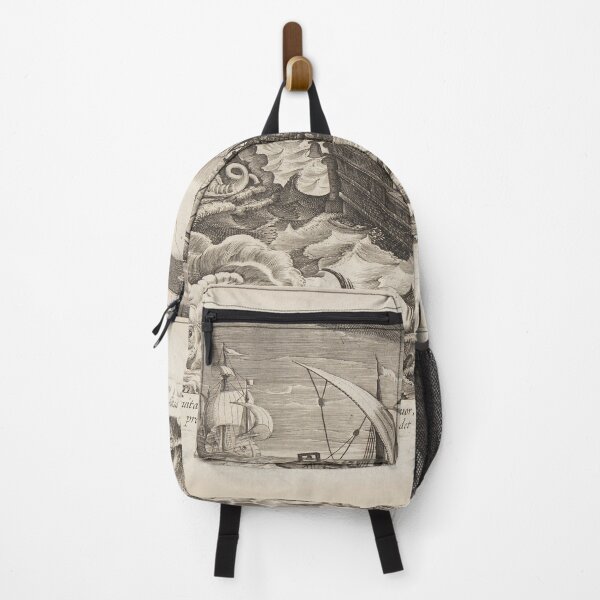 Item preview, Medieval ship and monsters designed and sold by Vintage Designs +.