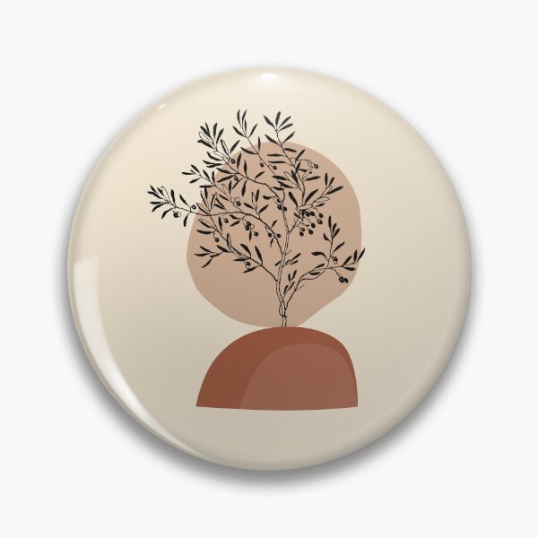 Item preview,  Minimal Modern  Abstract Shapes branch  Warm Tones  Design designed and sold by zedonee.