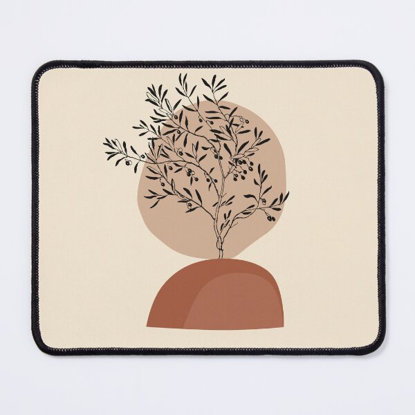 Item preview,  Minimal Modern  Abstract Shapes branch  Warm Tones  Design designed and sold by zedonee.