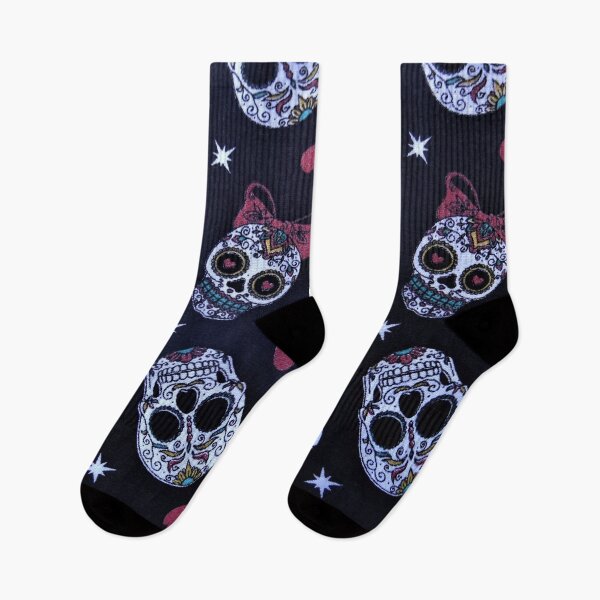 Item preview, The Love of Mexican Skulls - Black Background designed and sold by The-Lerach.