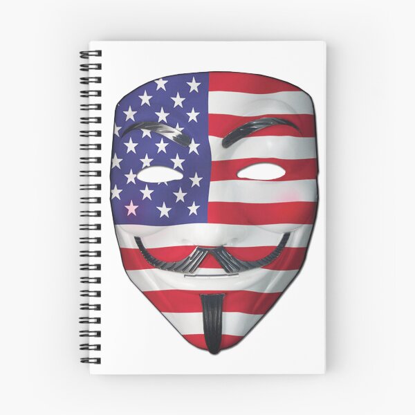 Item preview, Anonymous Mask - American Flag designed and sold by Scorpion Creative.