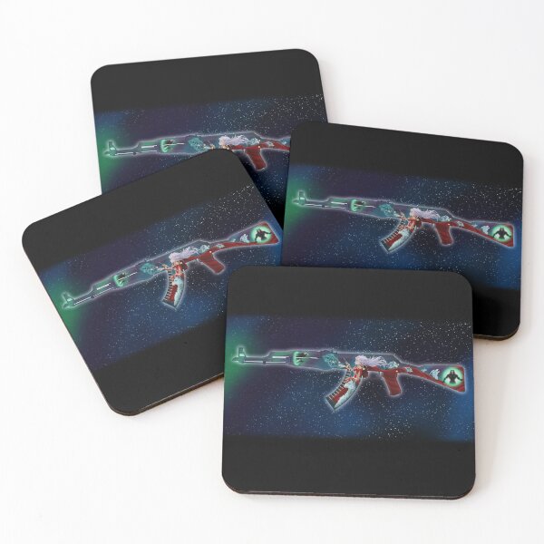 Item preview, Assault rifle with the image of a girl, against the backdrop of space. designed and sold by Andrew Shishkin.
