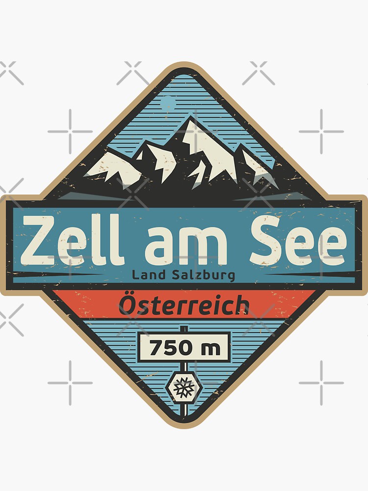 Thumbnail 3 of 3, Sticker, Zell am See, Austria designed and sold by studio838.