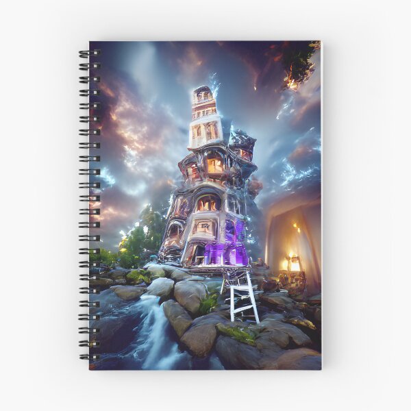 Item preview, The Tower of Illusions: A Journey Through the Realms of Perception and Deception designed and sold by aiartdirection.
