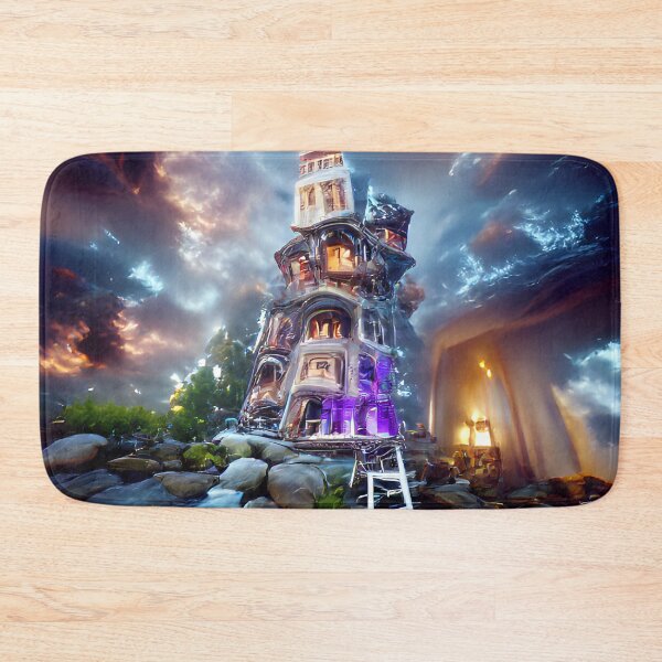 Item preview, The Tower of Illusions: A Journey Through the Realms of Perception and Deception designed and sold by aiartdirection.