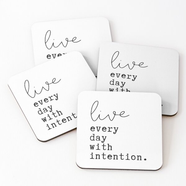 Item preview, live everyday with intention. designed and sold by successmom.