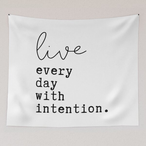 Item preview, live everyday with intention. designed and sold by successmom.