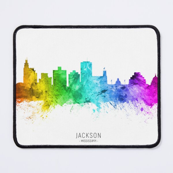 Item preview, Jackson Mississippi Skyline designed and sold by ArtPrints.