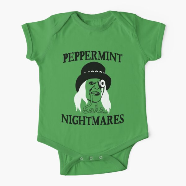 Peppermint Nightmares Short Sleeve Baby One-Piece