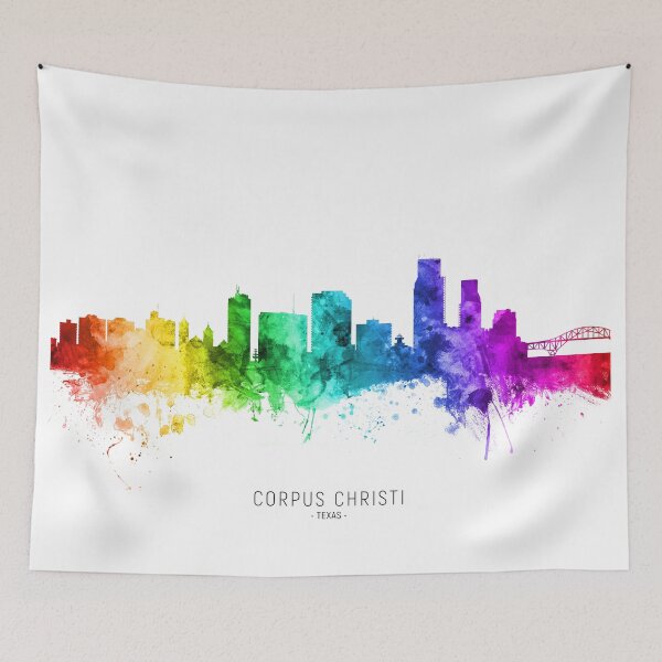 Item preview, Corpus Christi Texas Skyline designed and sold by ArtPrints.