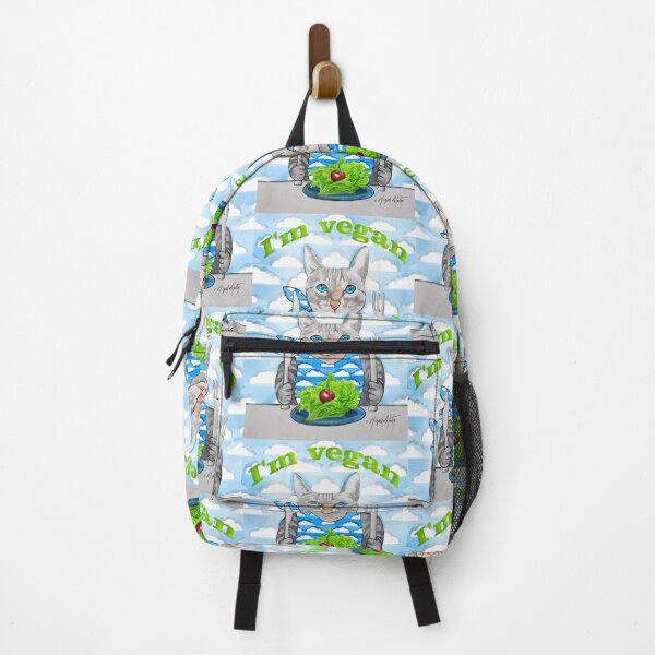 Item preview, I'm vegan cat. Art by Miguel Matos Official designed and sold by MiguelMatosArt.