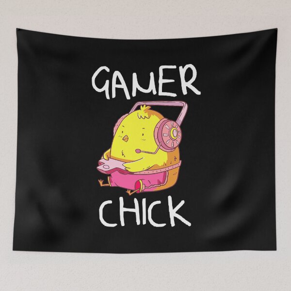 Item preview, Gamer Chick Funny Cute Gamer Girl Video Gaming designed and sold by Rebecca-Cruz.