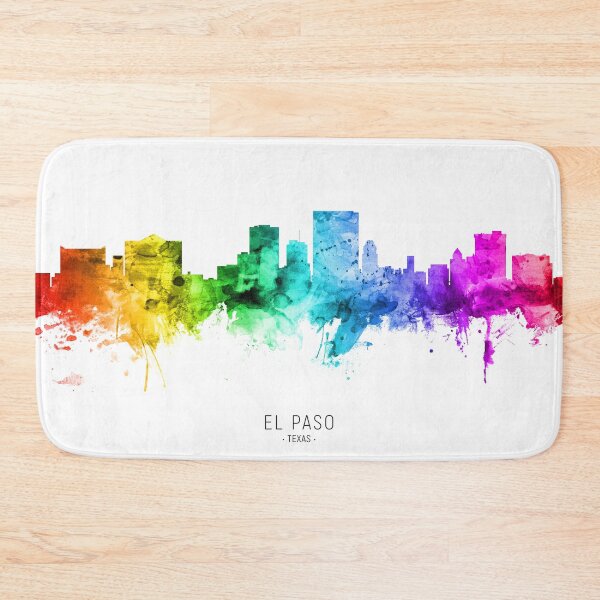 Item preview, El Paso Texas Skyline designed and sold by ArtPrints.