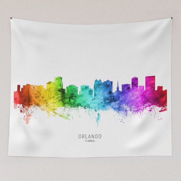 Item preview, Orlando Florida Skyline designed and sold by ArtPrints.