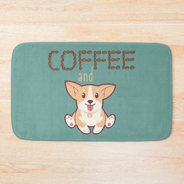 Artikelvorschau, Kaffee und Corgi entworfen und verkauft von LamaraK.