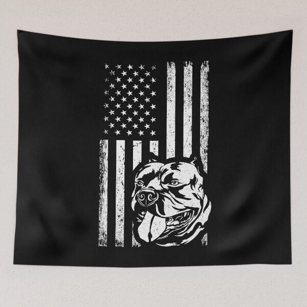 Item preview, Patriotic Flag American Pocket Bully designed and sold by More Cute Dogs.