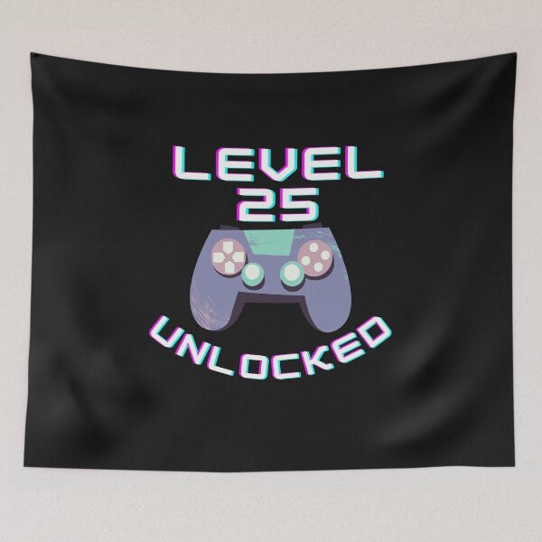 Item preview, Level 25 unlocked, Happy Birthday, Birthday 25th designed and sold by Anastasiia87.