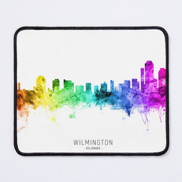 Item preview, Wilmington Delaware Skyline designed and sold by ArtPrints.