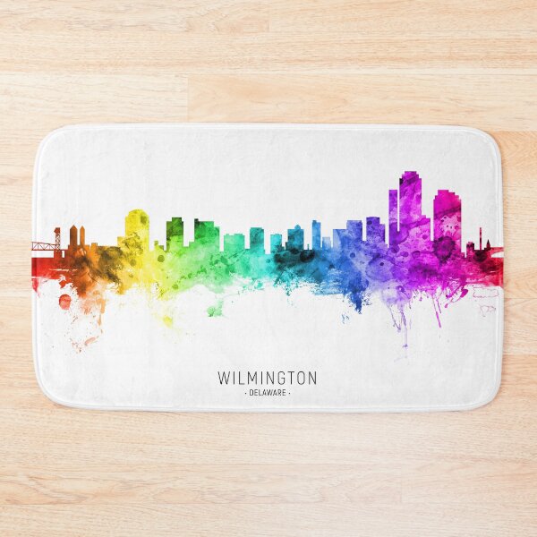 Item preview, Wilmington Delaware Skyline designed and sold by ArtPrints.