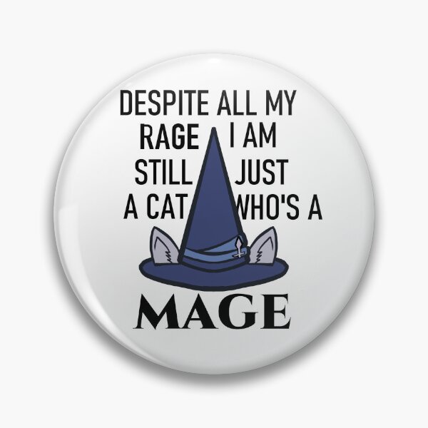 Item preview, Still Just A Cat Mage designed and sold by sewohayami.