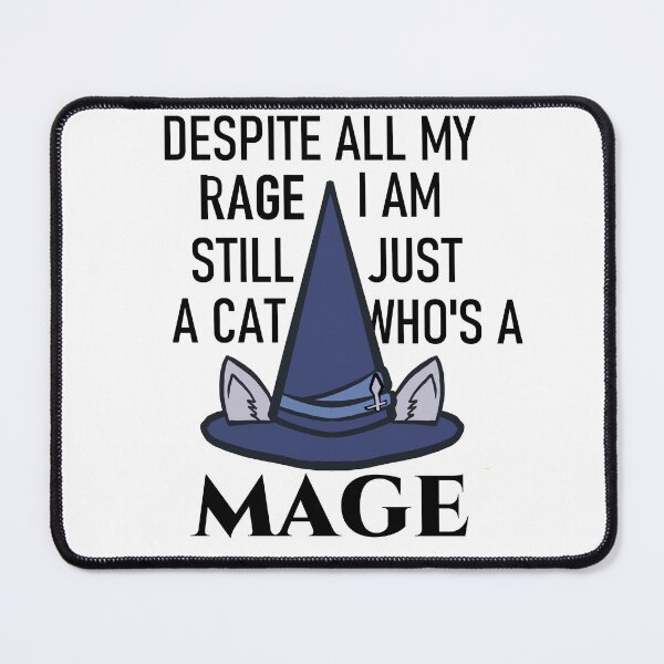 Item preview, Still Just A Cat Mage designed and sold by sewohayami.