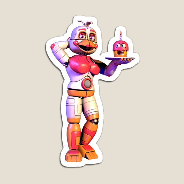 Funtime Chica Transparent Pin for Sale by dongoverlord
