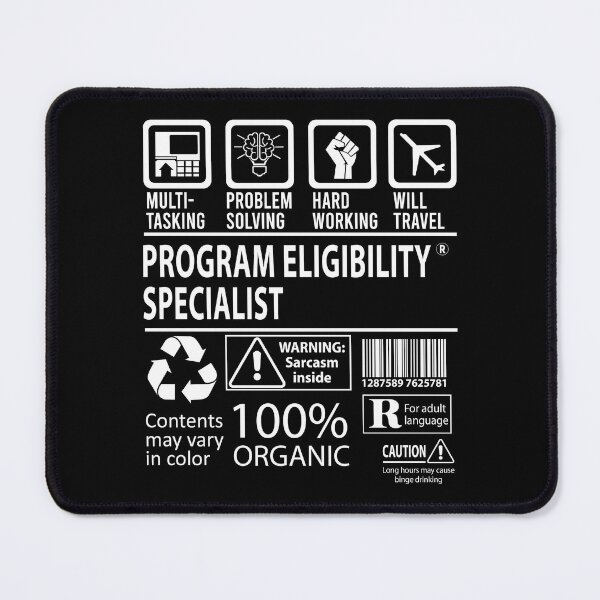 Item preview, Program Eligibility Specialist T Shirt - MultiTasking Certified Job Gift Item Tee designed and sold by oslandefren.