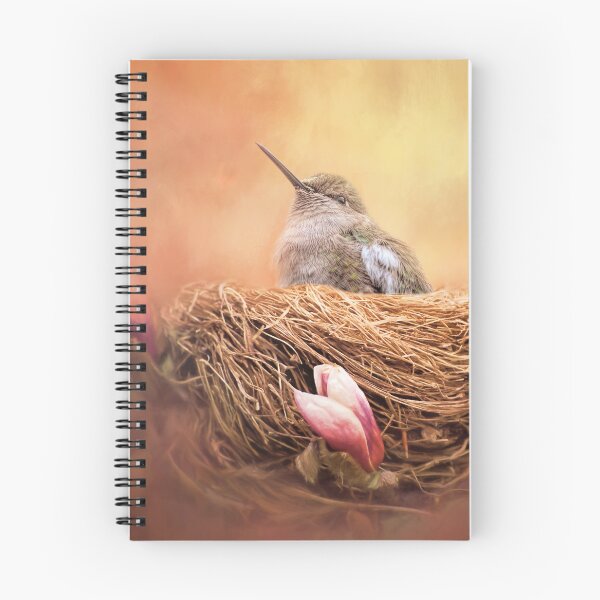 Item preview, Hummingbird in Magnolia Nest designed and sold by Elisabeth Lucas.