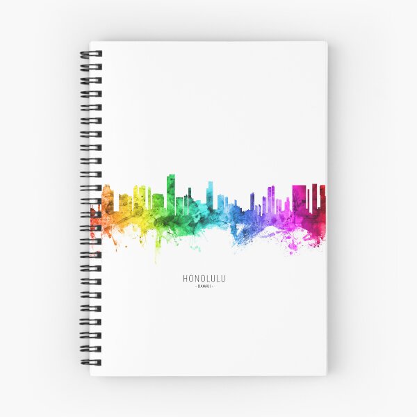 Artikelvorschau, Honolulu Hawaii Skyline entworfen und verkauft von ArtPrints.