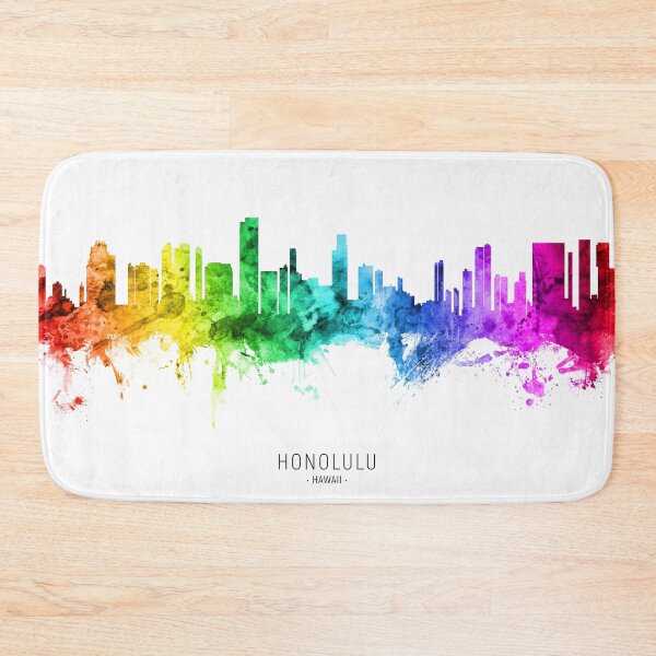 Item preview, Honolulu Hawaii Skyline designed and sold by ArtPrints.