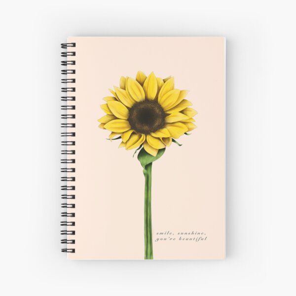 Smile, sunshine Spiral Notebook