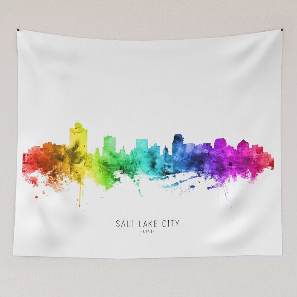 Item preview, Salt Lake City Utah Skyline designed and sold by ArtPrints.
